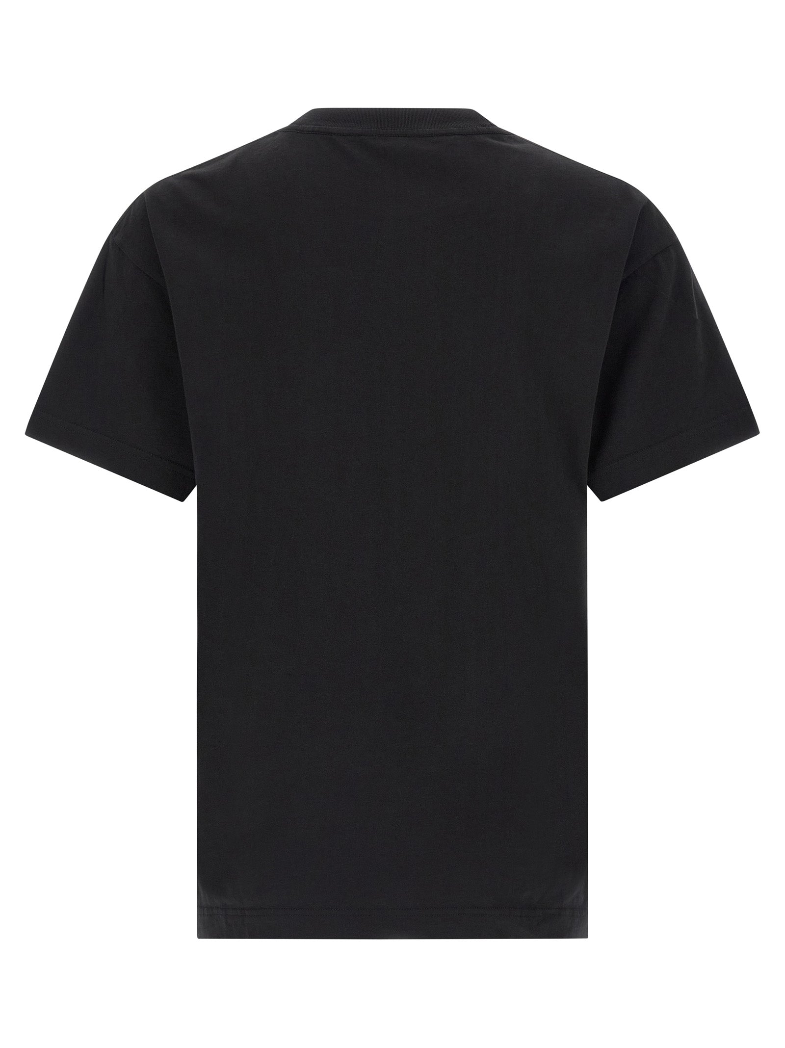 Camiseta de algodón negra Palm Angels