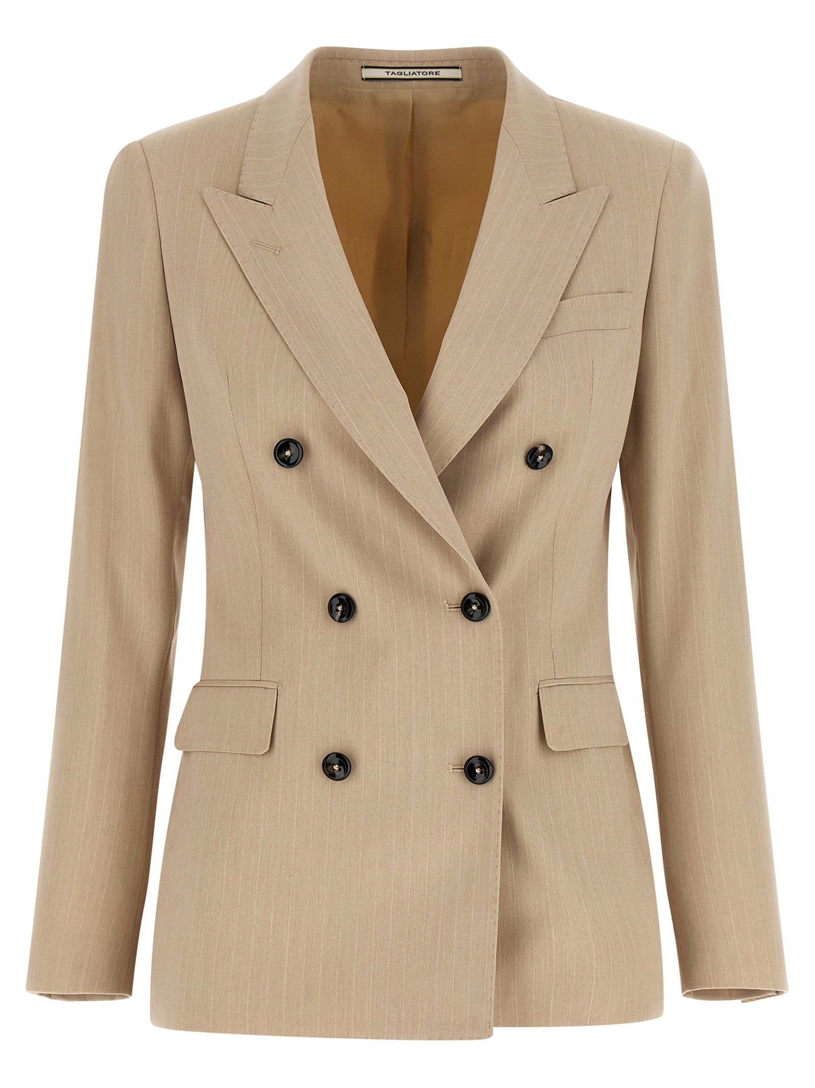 Blazer Tagliatore de poliéster beige