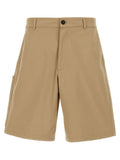 Department 5 Beige Cotton Bermuda Shorts
