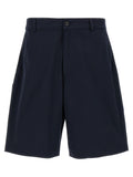 Department 5 Blue Cotton Bermuda Shorts