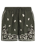 P.A.R.O.S.H. Bicolor Linen Bermuda Shorts