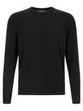 ZANONE Black Cotton Cardigan