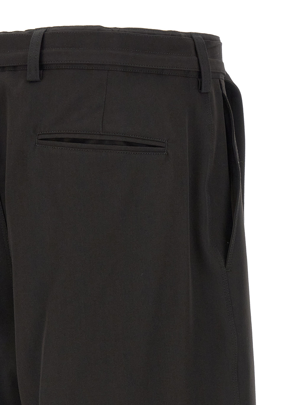 CELLAR DOOR Black Polyester Bermuda Shorts