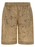 LAMINAR Beige Polyamide Bermuda Shorts