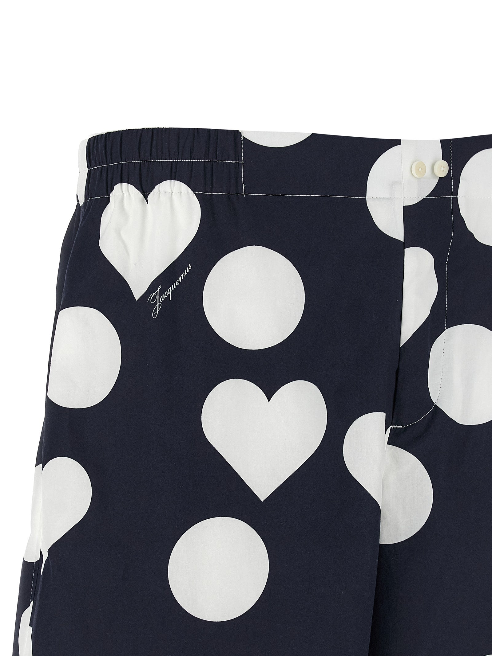 Pantalones cortos tipo bermuda Jacquemus de algodón azul
