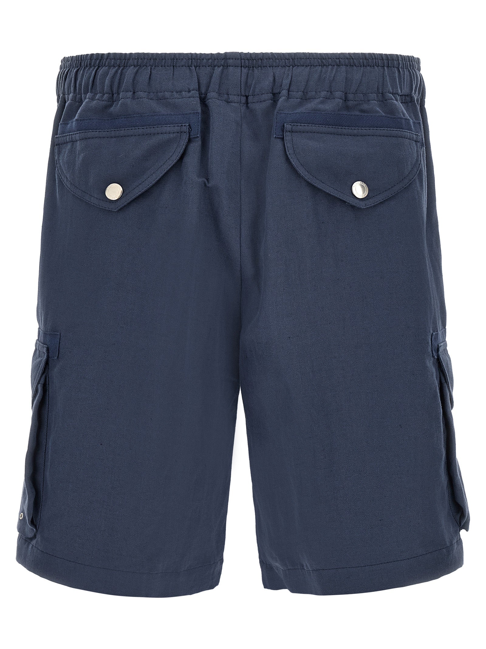 Bermudas de lino azul Brunello Cucinelli