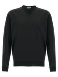 JOHN SMEDLEY Black Merino Wool Cardigan
