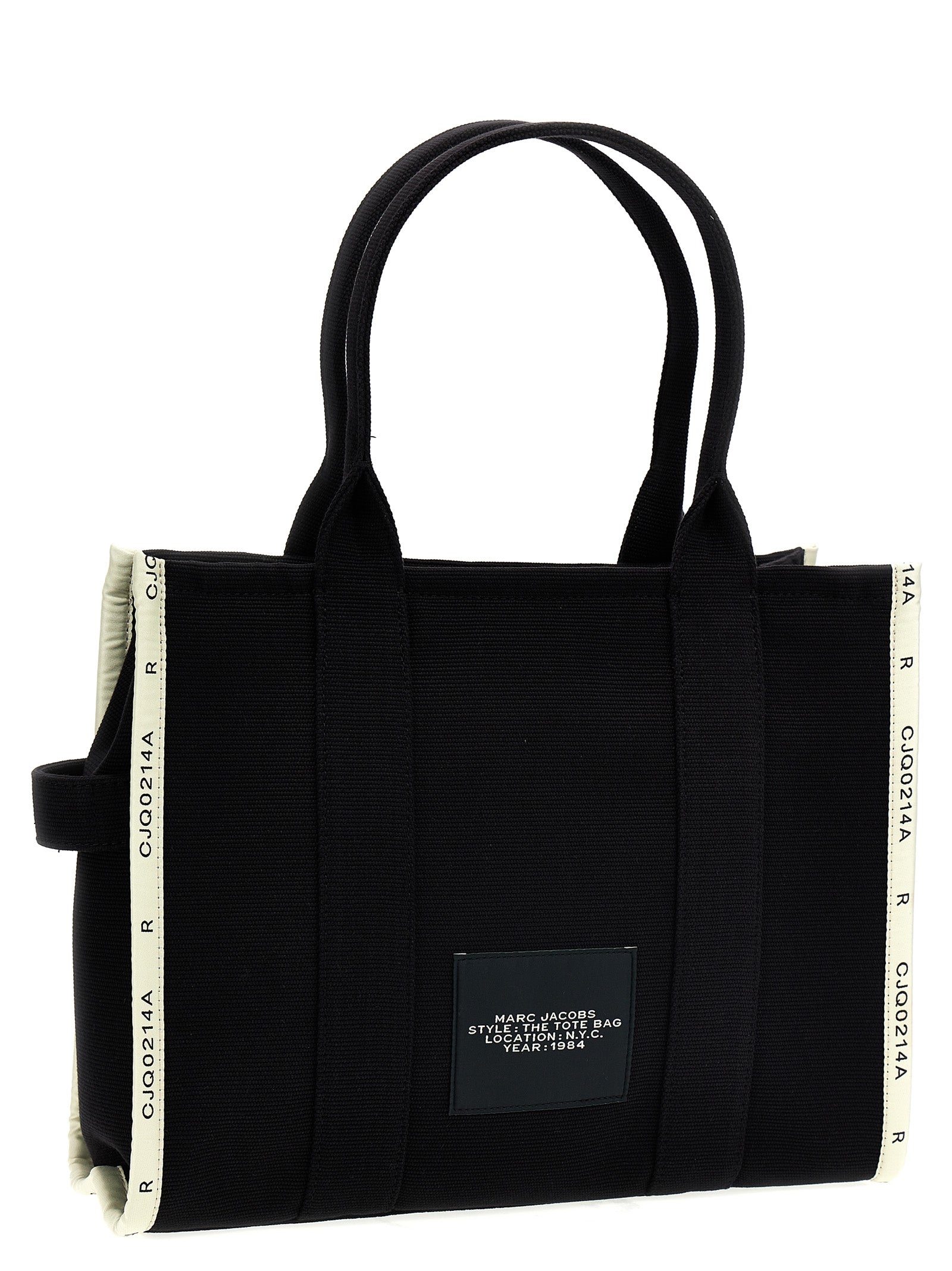 Bolso tote bicolor de algodón Marc Jacobs
