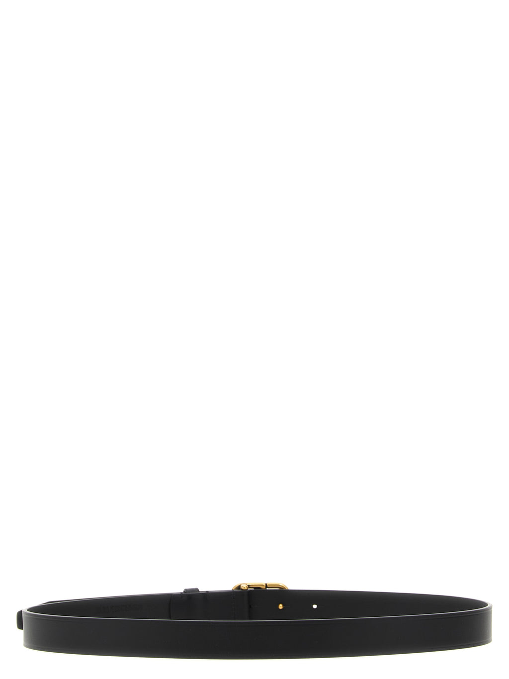 Balenciaga Black Calfskin Thin Belt