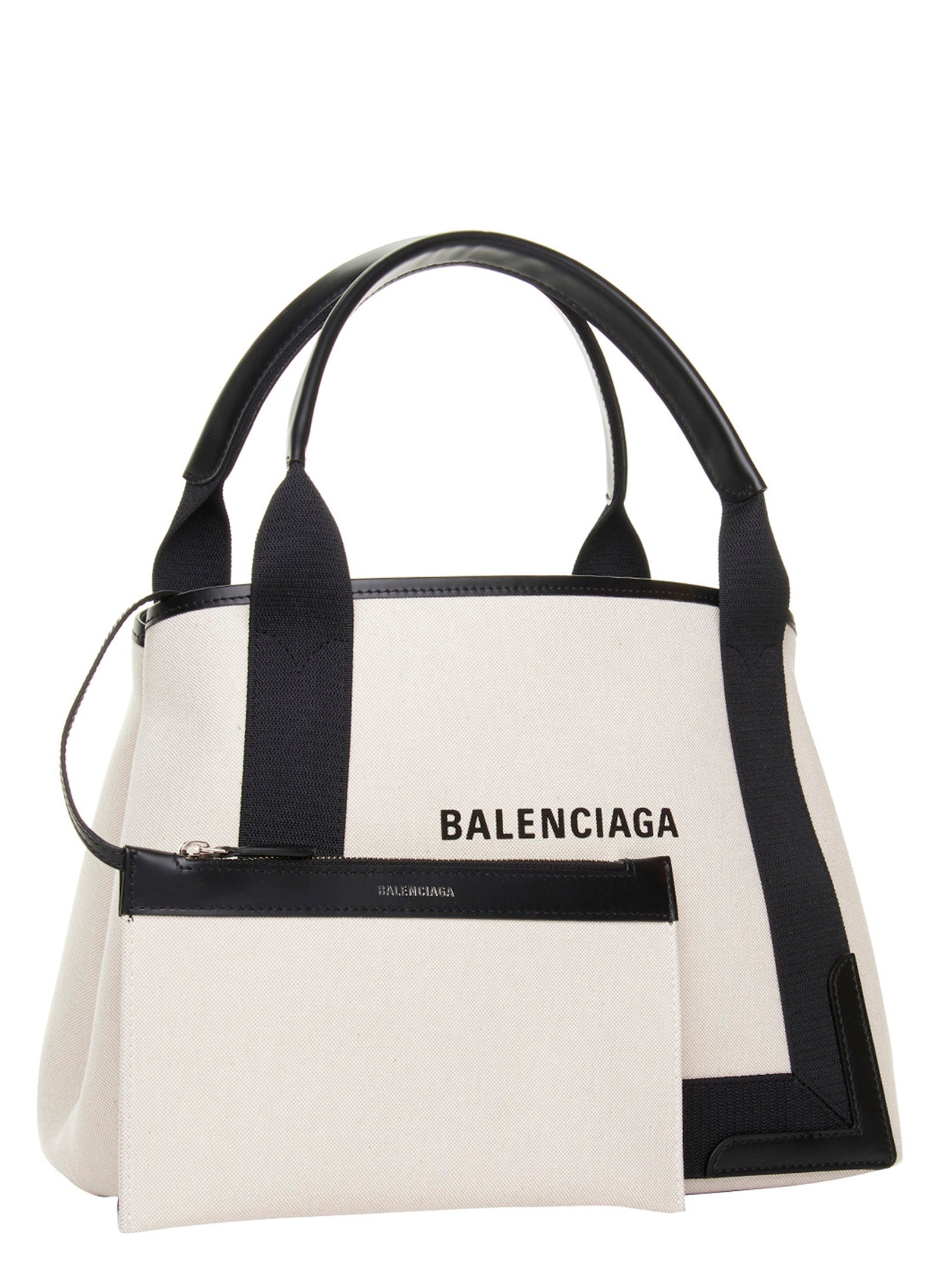 Bolso tote de lona bicolor Balenciaga