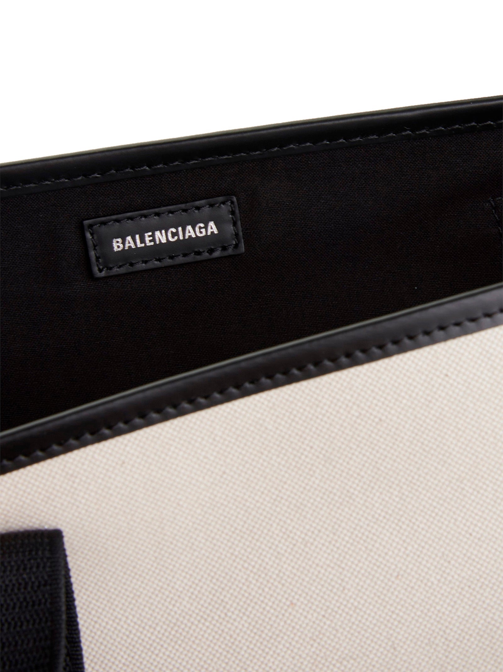 Bolso tote de lona bicolor Balenciaga