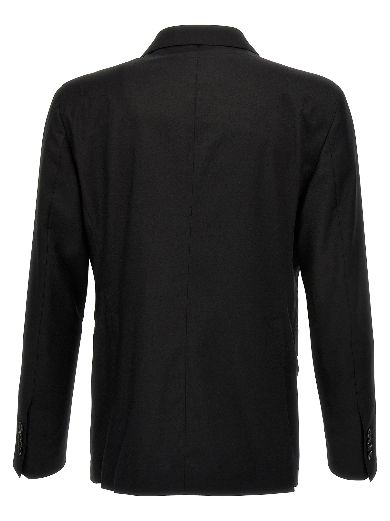Traje de dos piezas Tagliatore de lana virgen negra
