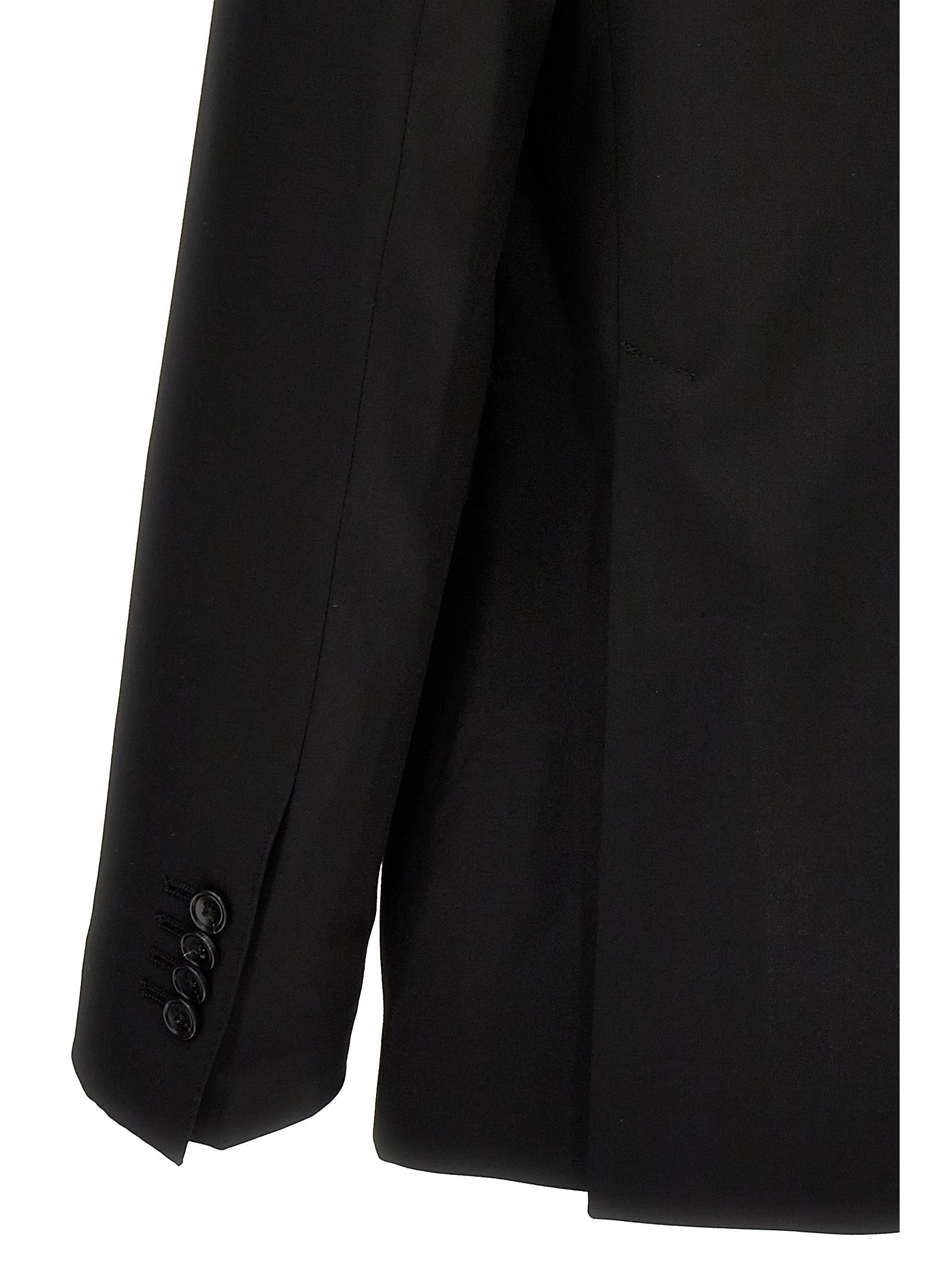 Traje de dos piezas Tagliatore negro de lana virgen