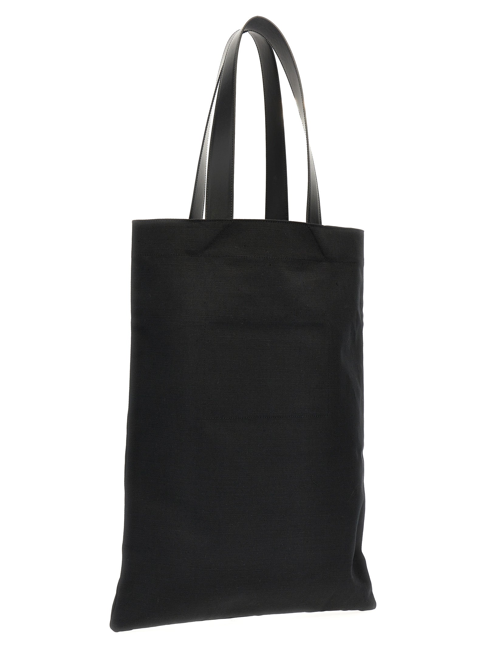 Bolso tote Jil Sander de algodón negro
