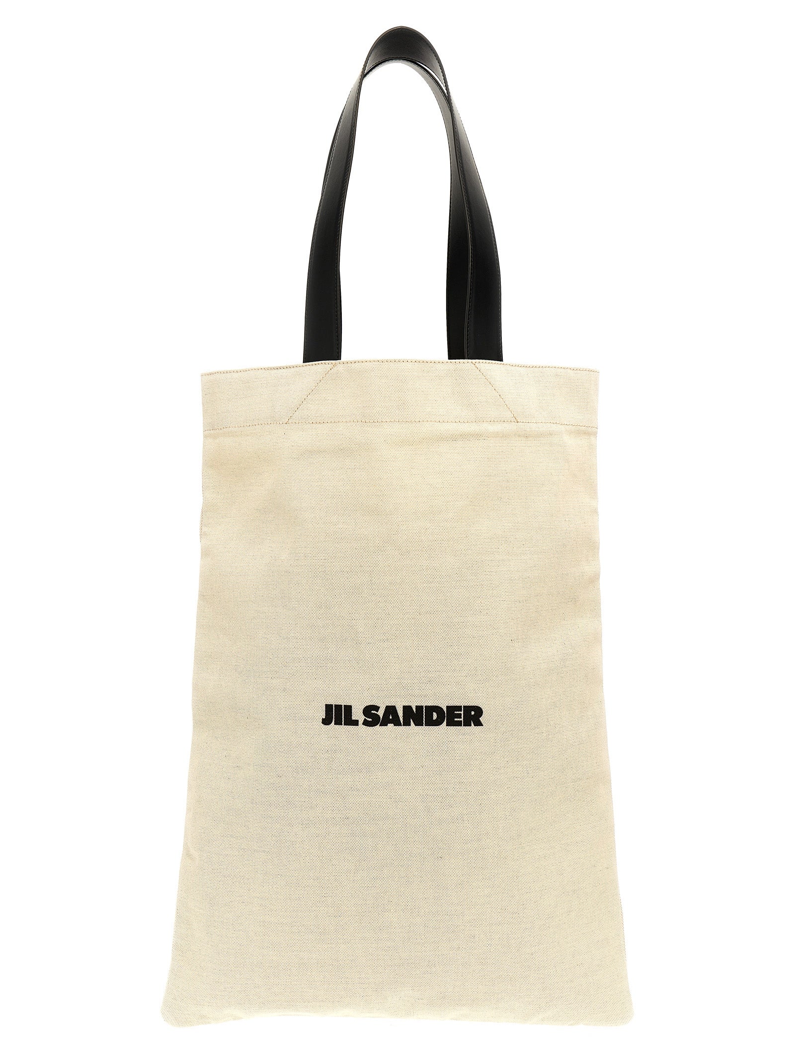 Bolso tote bicolor de algodón Jil Sander