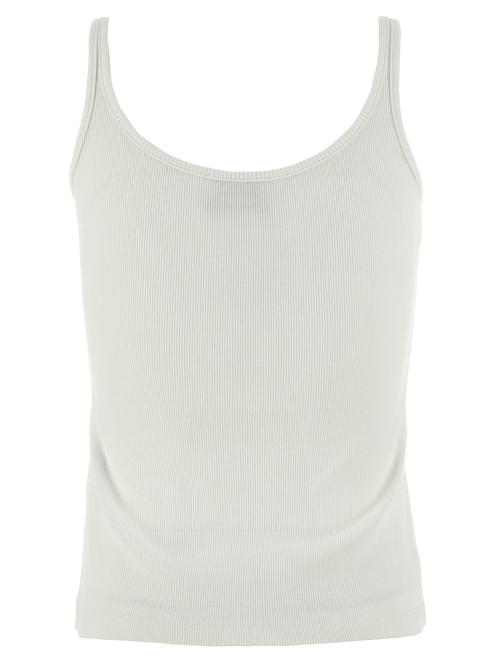 Camiseta sin mangas Off-White de algodón blanco