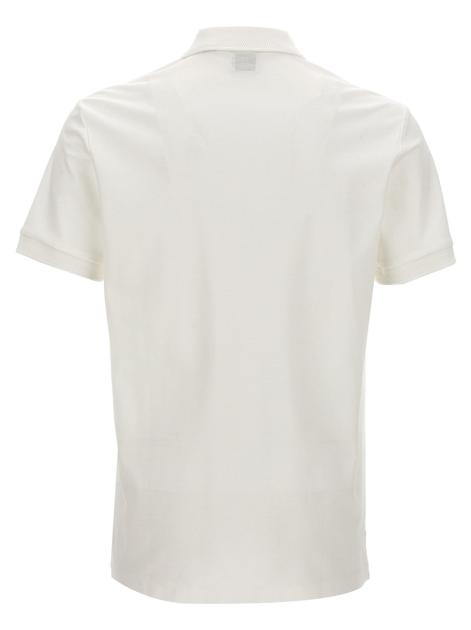 Polo de algodón blanco de Burberry