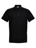Polo de Algodón Negro de Burberry