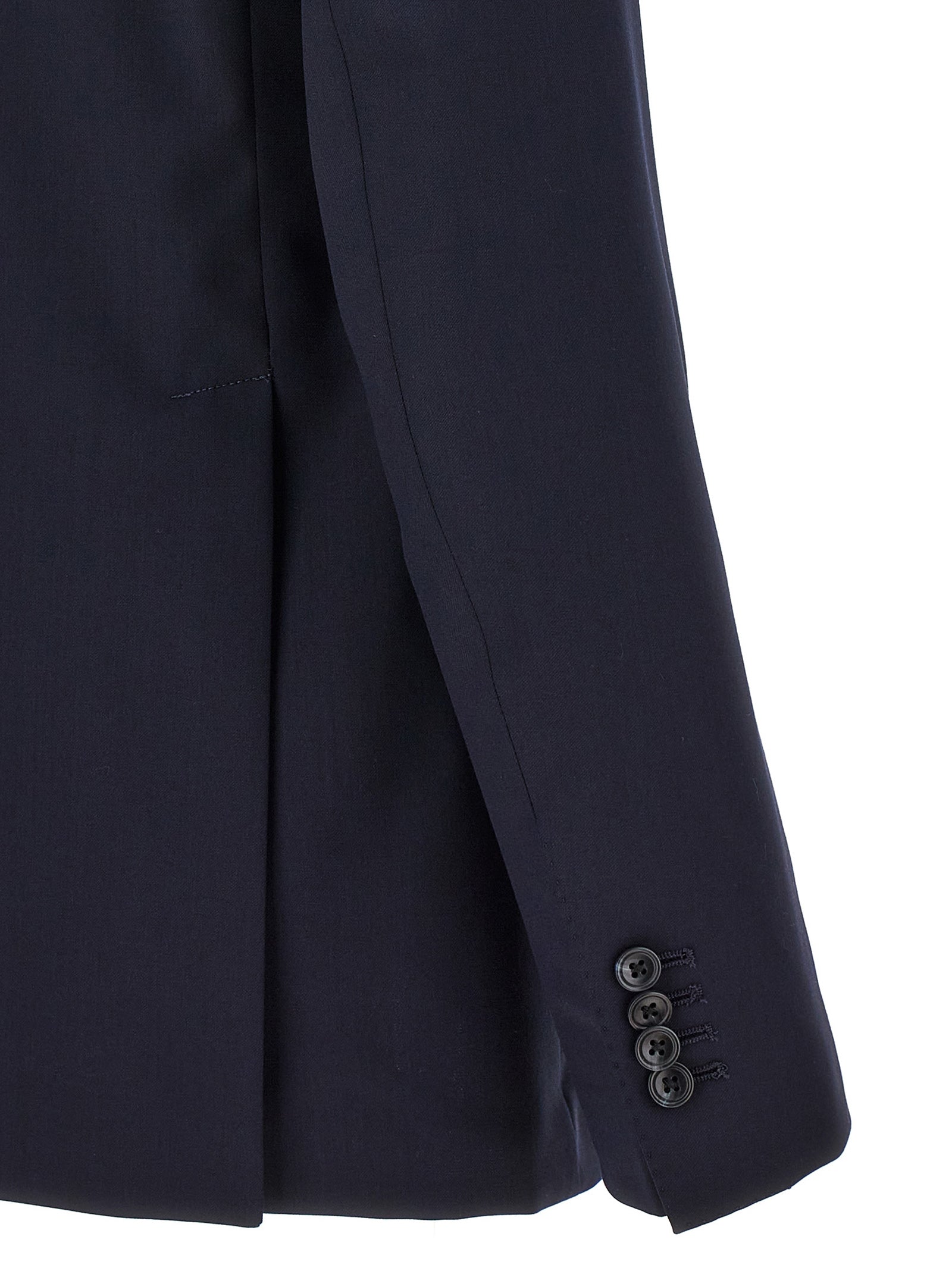 Traje de dos piezas Tagliatore de lana virgen azul