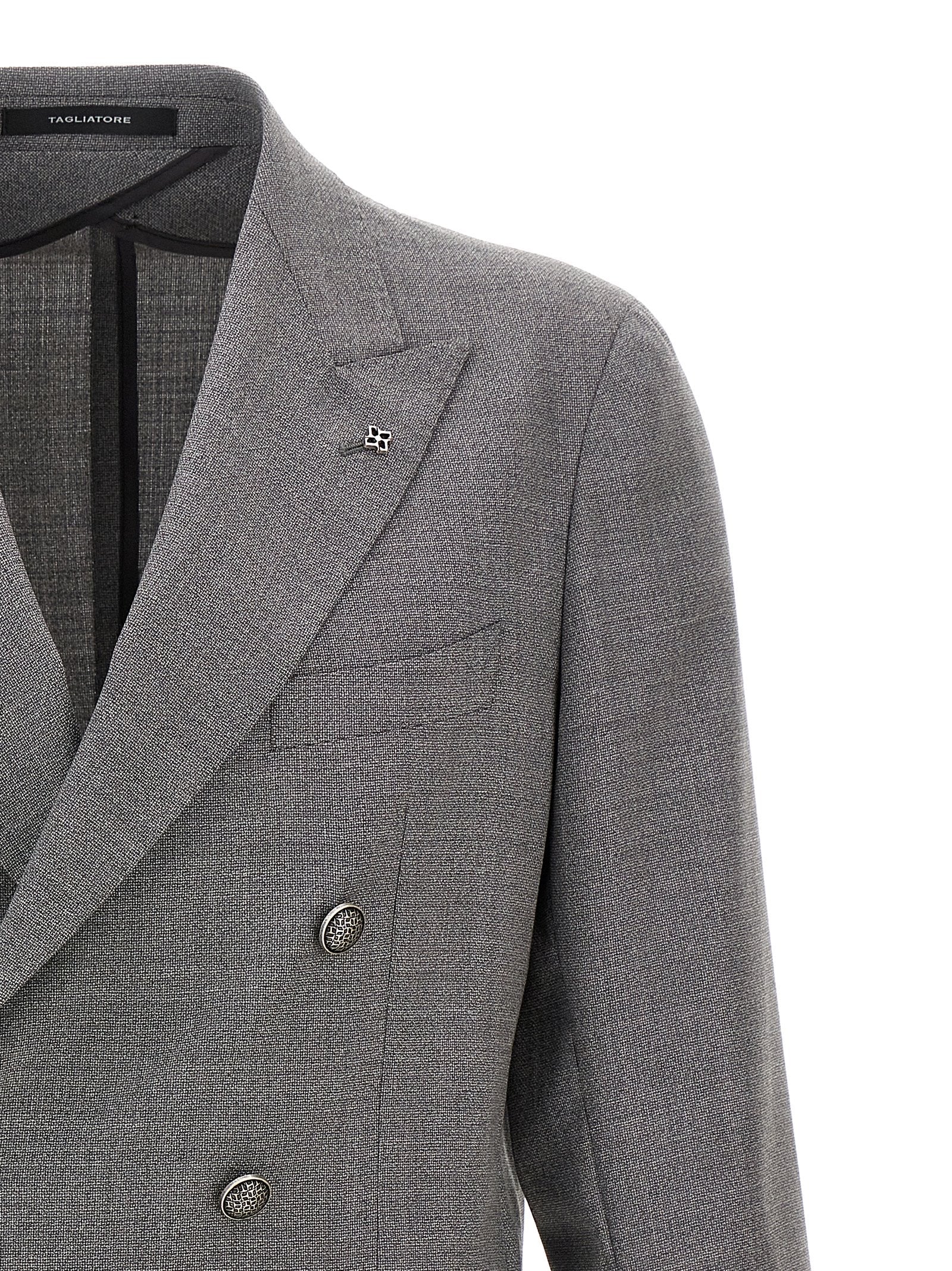 Blazer Tagliatore gris de lana virgen