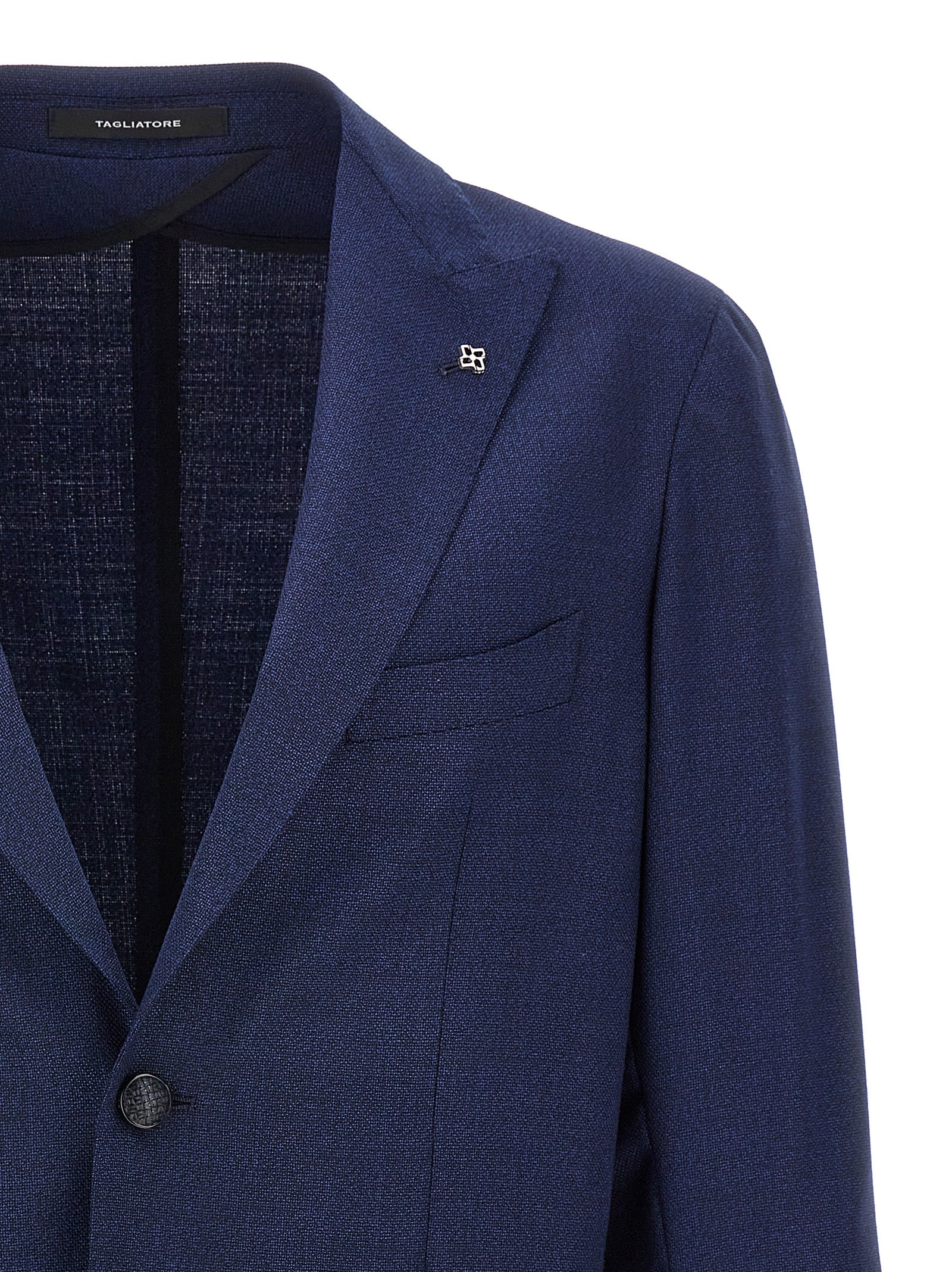 Blazer azul de lana virgen Tagliatore