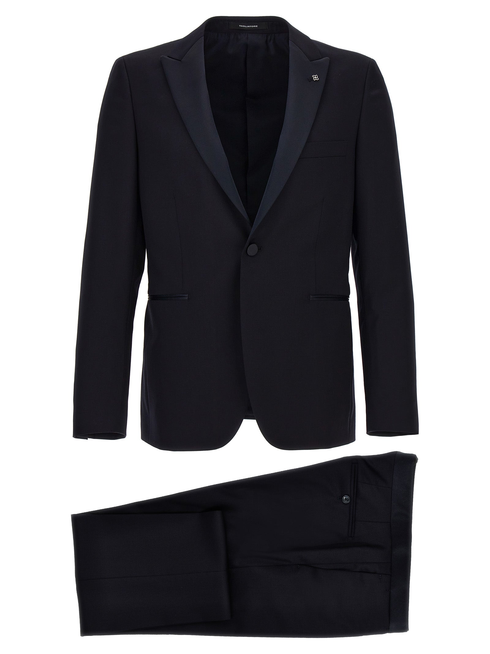 Blazer Tagliatore azul de lana virgen