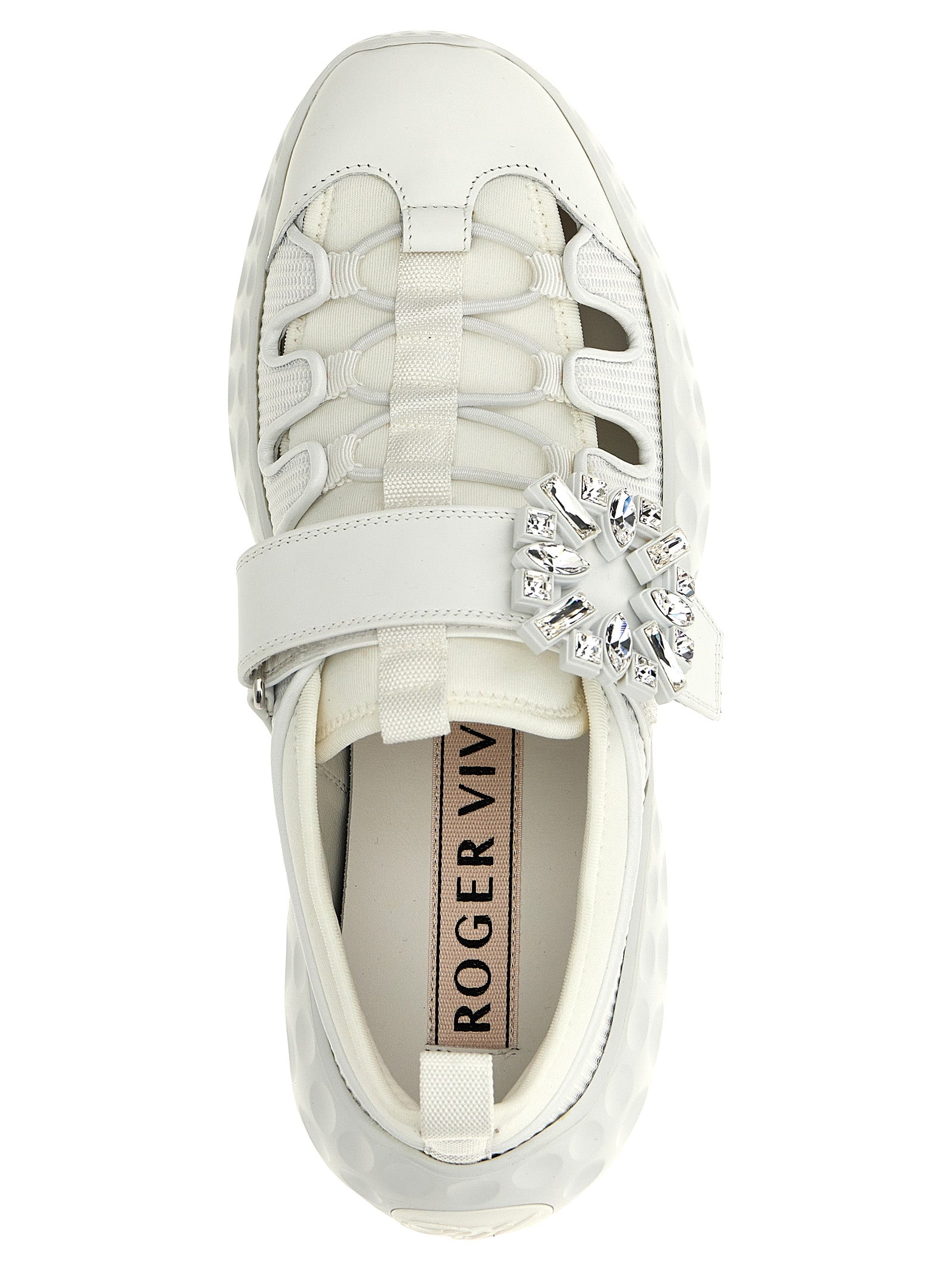 Zapatillas deportivas Roger Vivier de poliamida blanca