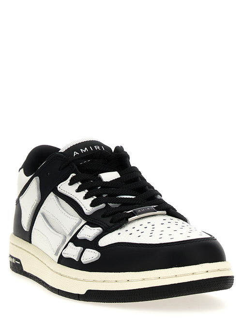 Baskets basses bicolores en cuir Amiri