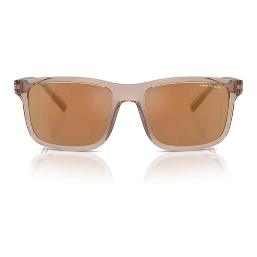 Lunettes de soleil Armani Exchange marron injecté