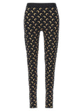 Marine Serre Black Polyamide Leggings