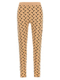 Marine Serre Beige Polyamide Leggings
