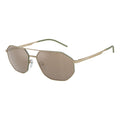 Gafas de sol Emporio Armani de metal dorado