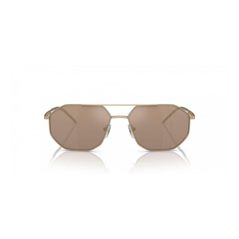 Gafas de sol Emporio Armani de metal dorado