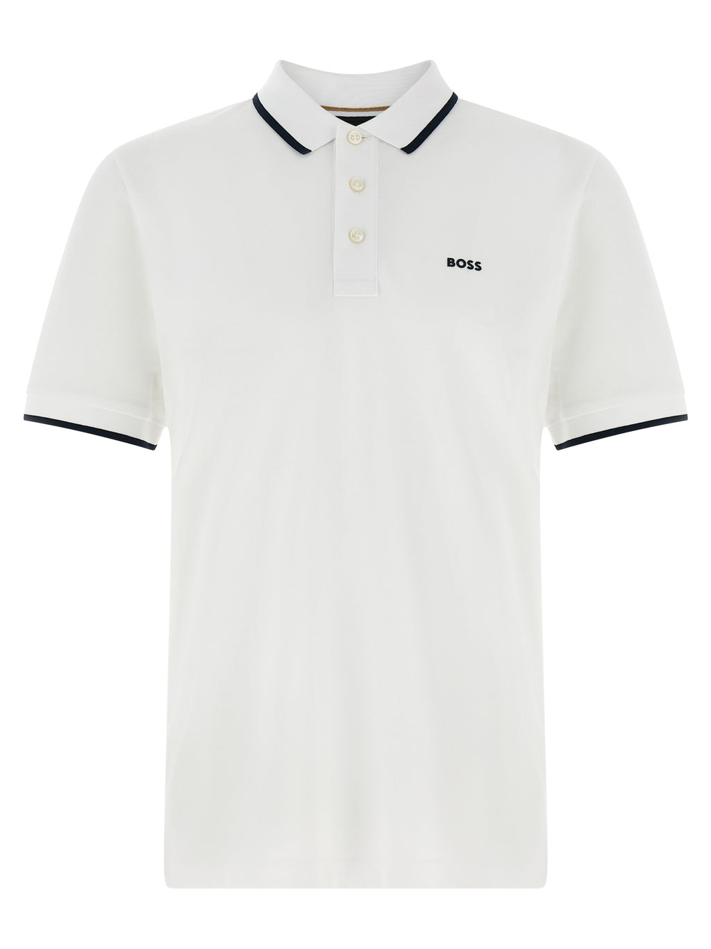 Polo de algodón blanco de Hugo Boss