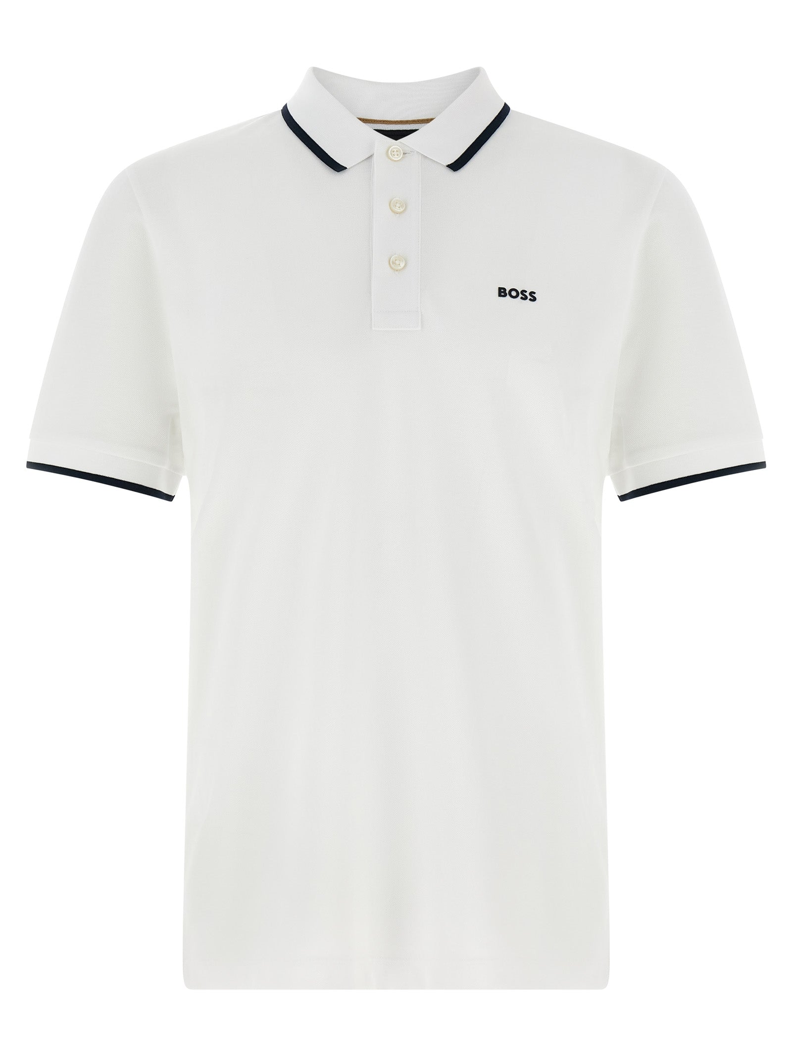 Polo de algodón blanco de Hugo Boss