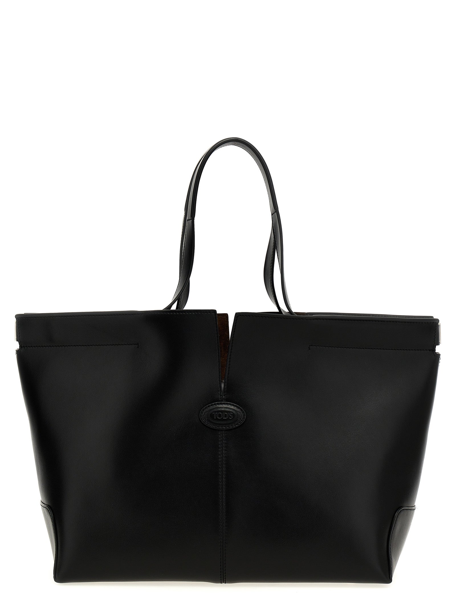 Bolso tote Tod's de piel de becerro negra