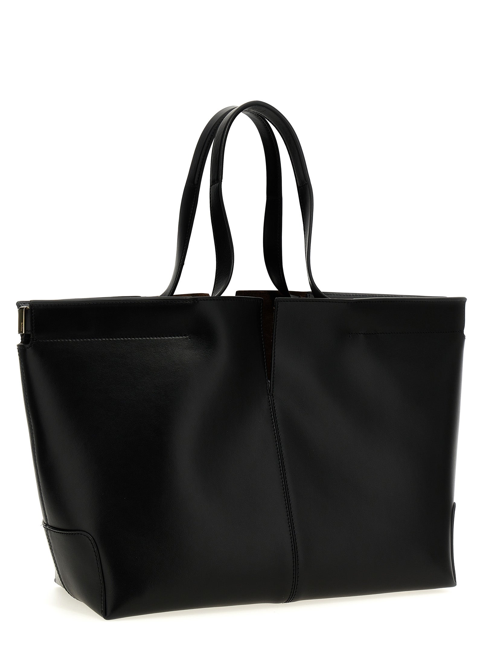 Bolso tote Tod's de piel de becerro negra