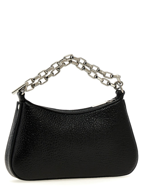 Bolso de piel de cordero negro Alexander McQueen