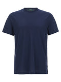 ZANONE Blue Cotton T-Shirt