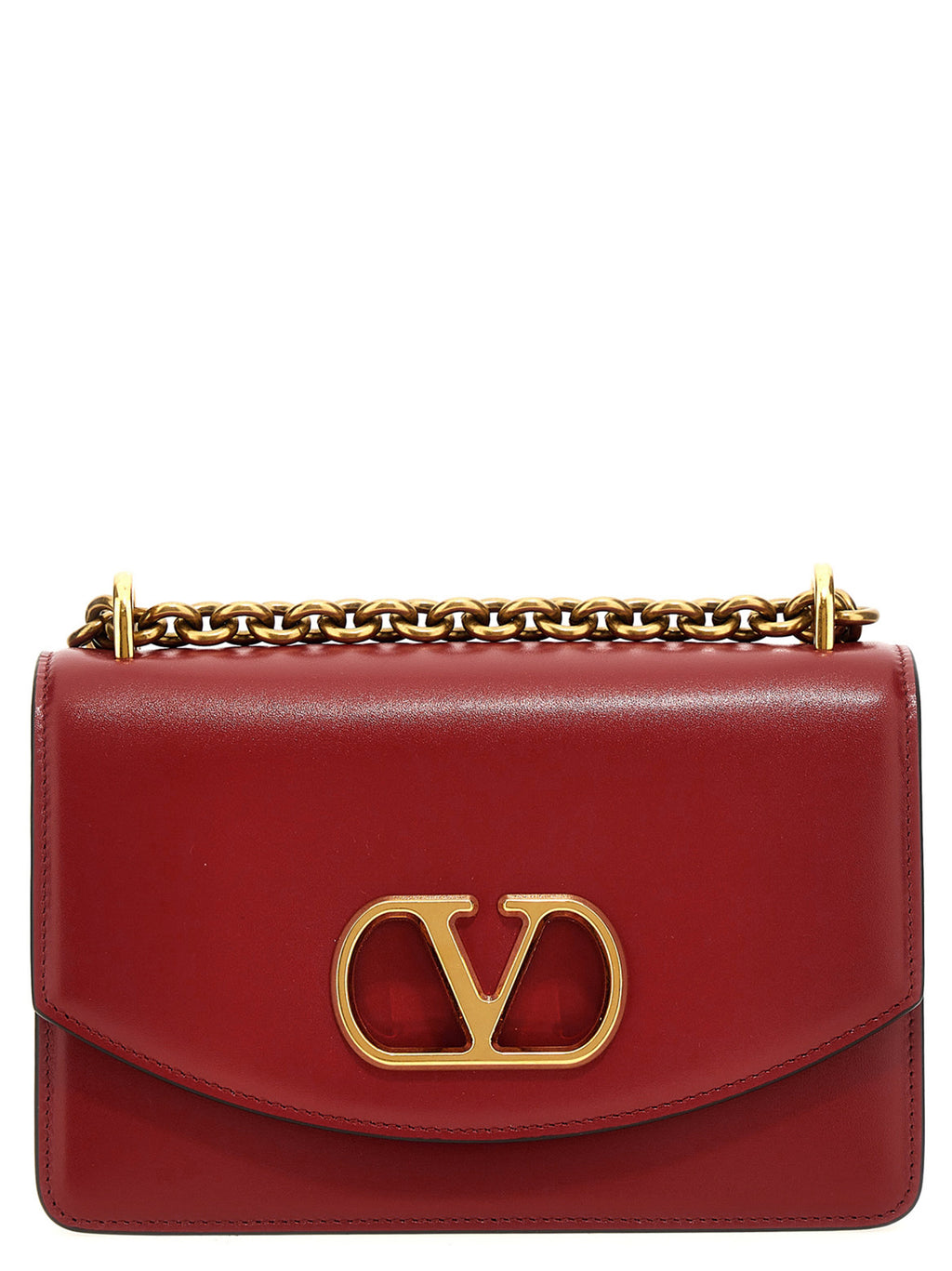 Bolso de hombro Valentino Garavani de piel de becerro multicolor