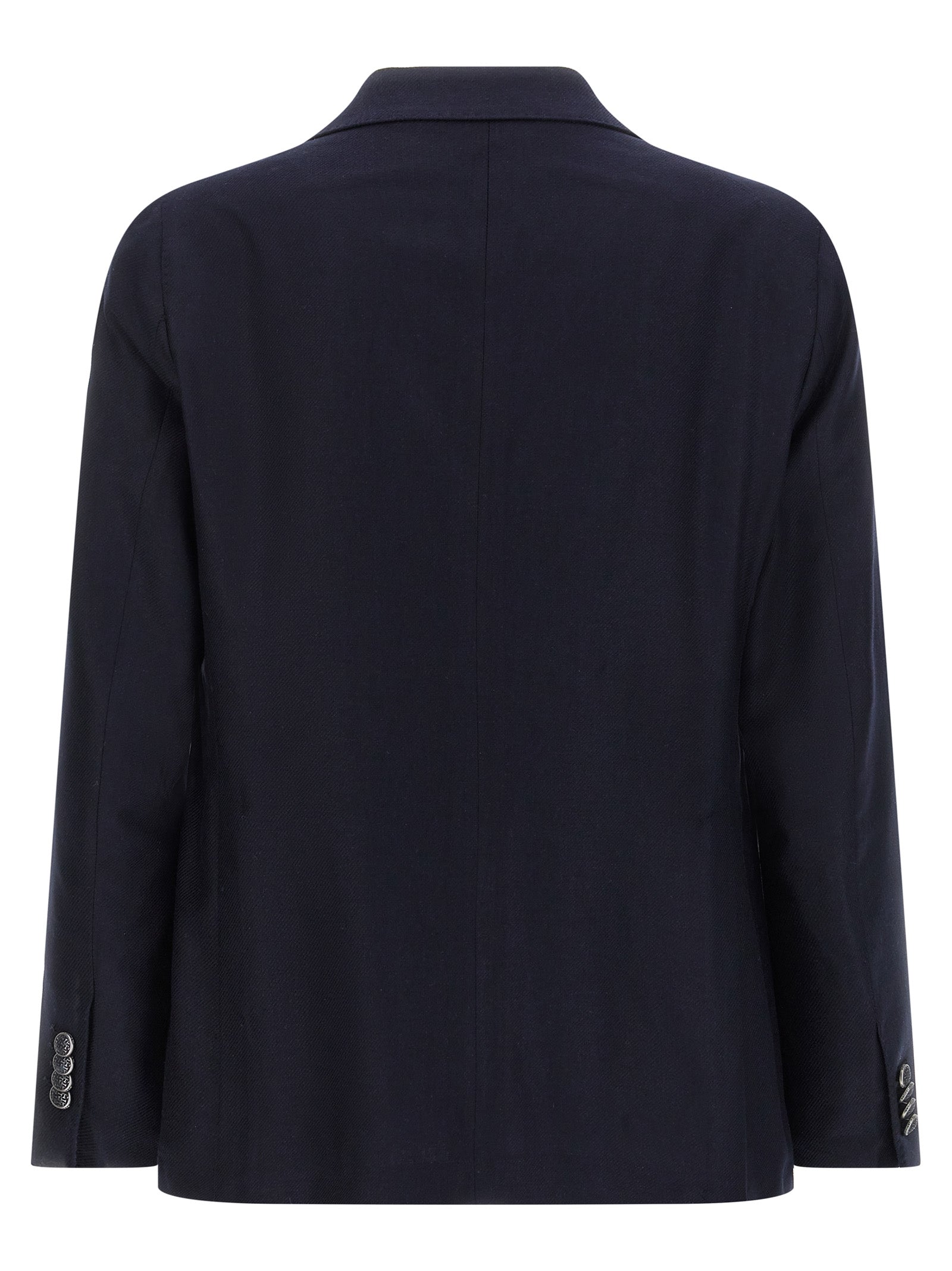 Blazer Tagliatore de seda azul