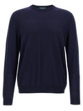 ZANONE Blue Cotton Cardigan