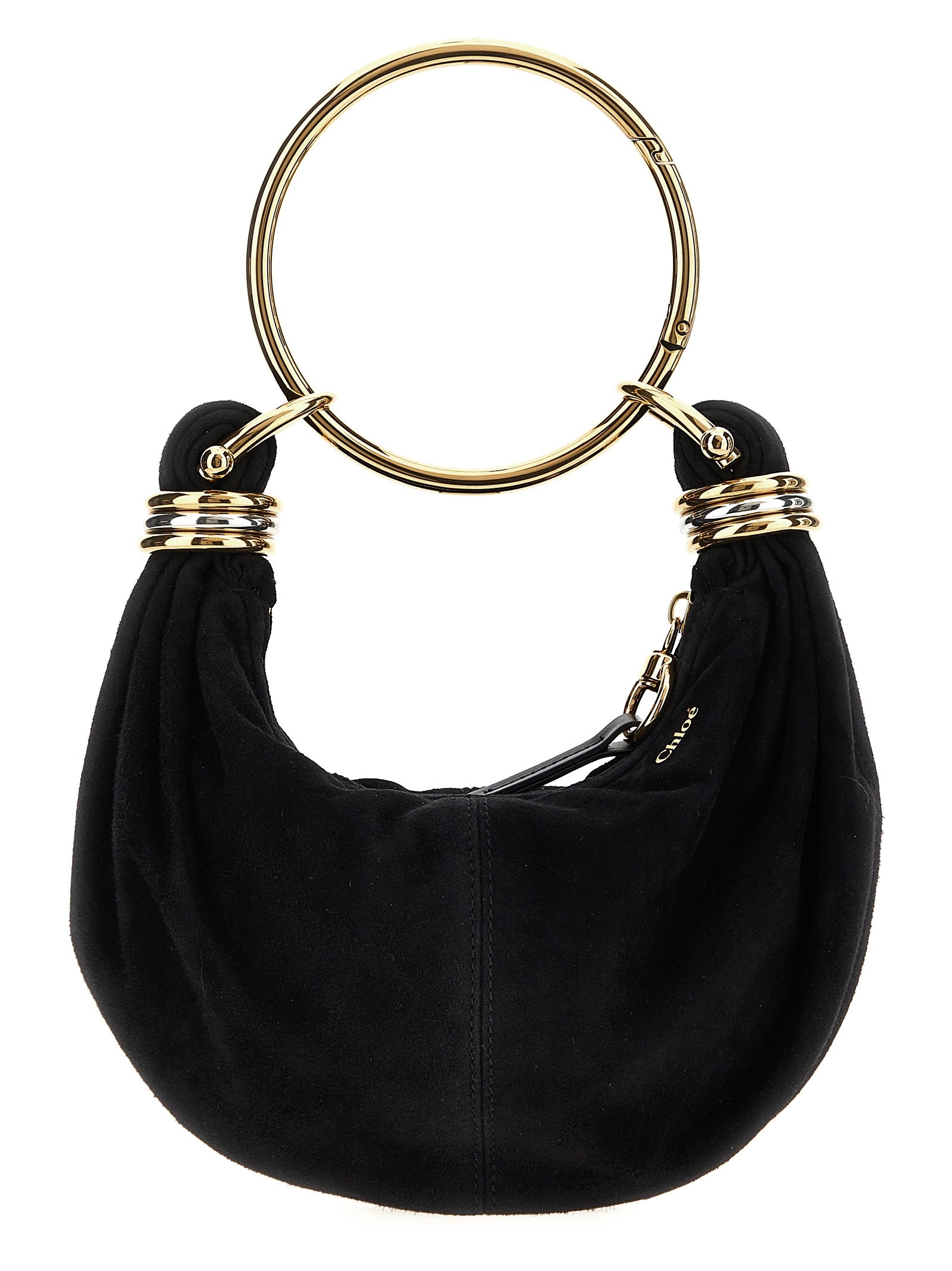 Bolso de Mano Chloé Negro de Piel de Cabra