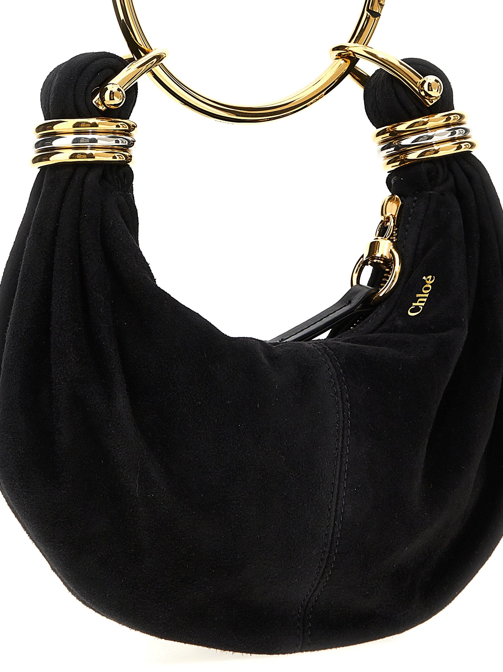 Bolso de Mano Chloé Negro de Piel de Cabra