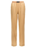 Pantalones casuales de seda beige Tom Ford