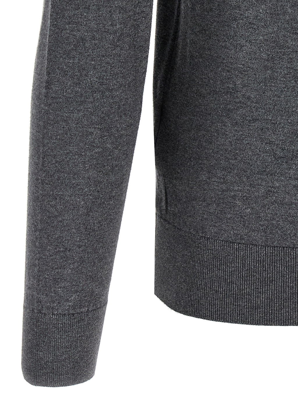 JOHN SMEDLEY Gray Cotton Cardigan