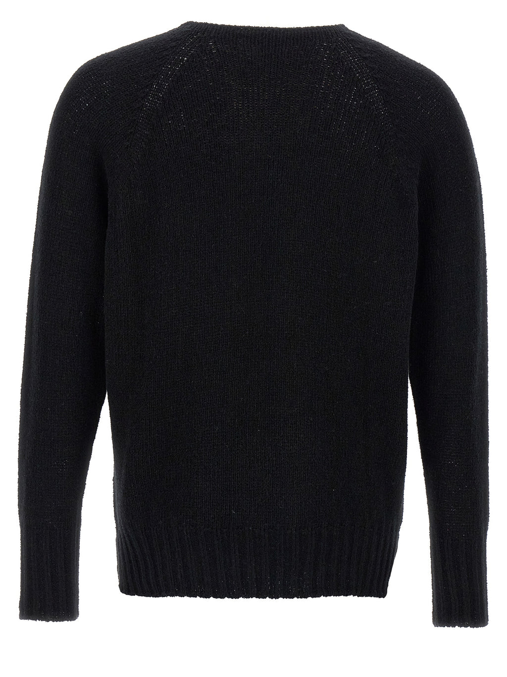 MA'RY'YA Black Cotton Cardigan