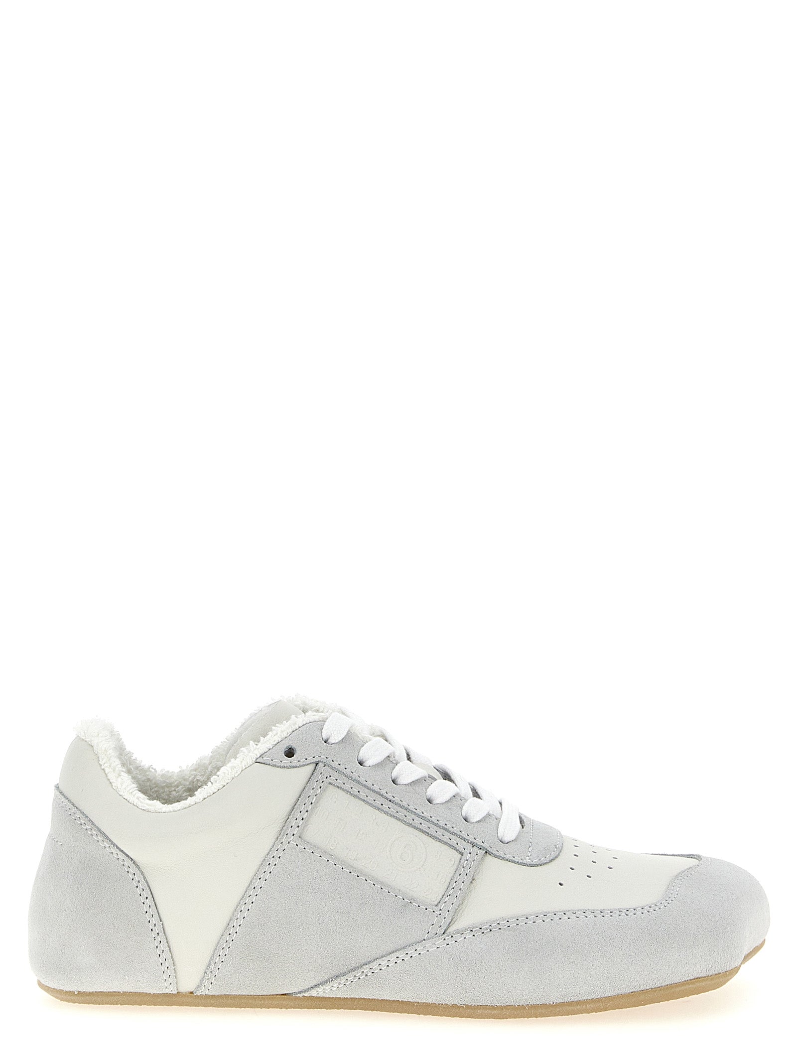 Zapatillas deportivas MM6 Maison Margiela de piel de becerro grises