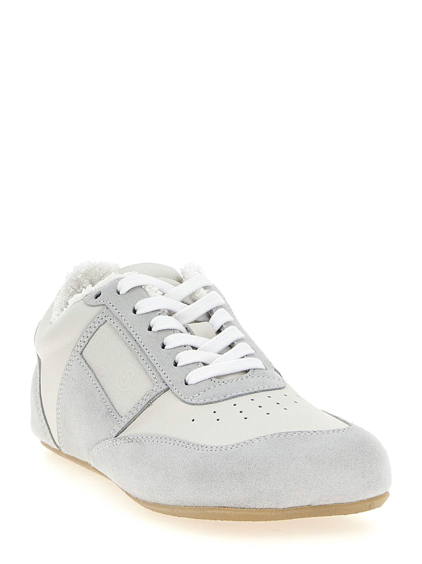 Zapatillas deportivas MM6 Maison Margiela de piel de becerro grises