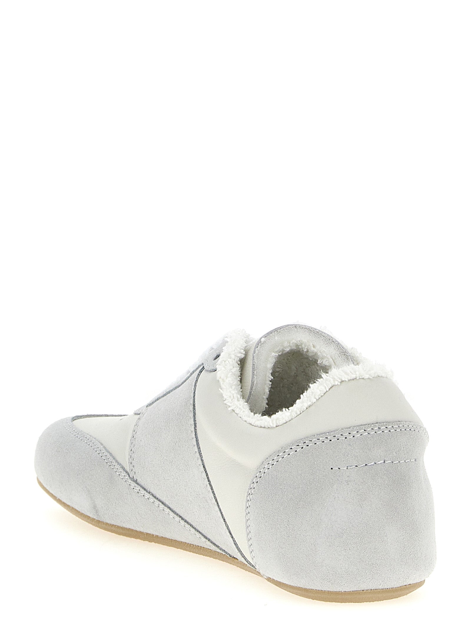 Zapatillas deportivas MM6 Maison Margiela de piel de becerro grises